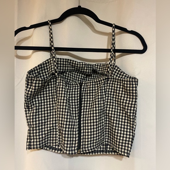 Plaid crop top - Picture 2 of 3